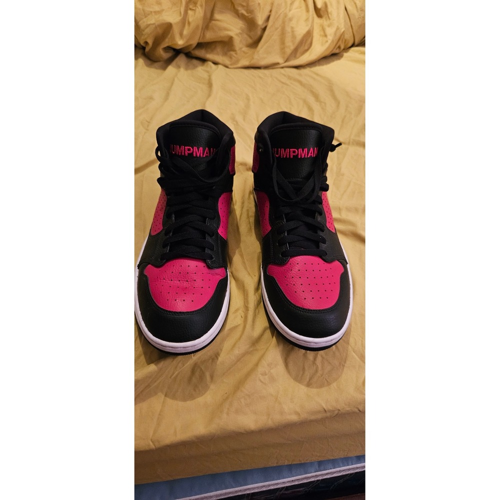 Jordan Access Bred Red High Top Sneakers Red Black White Men's Shoes